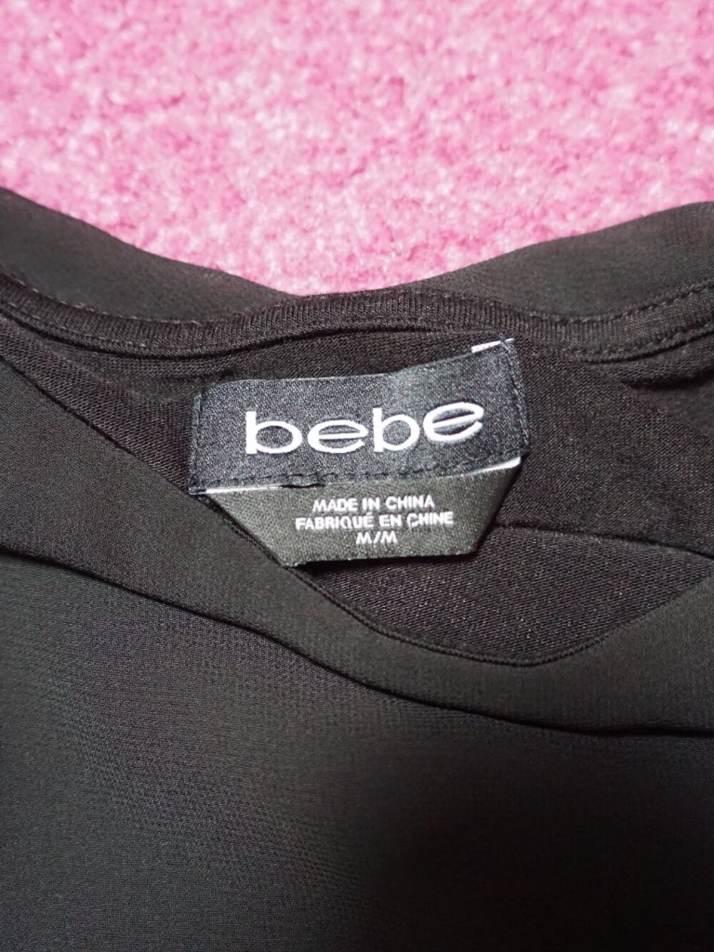 Bebe black formal mini dress  Size M - Picture 3 of 5